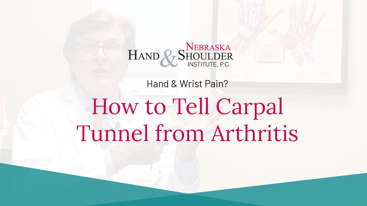 Blog Title: How to tell carpal tunnel from arthritis